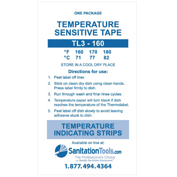 160F/170F/180F Three-In-One Temperature Sensitive Tape